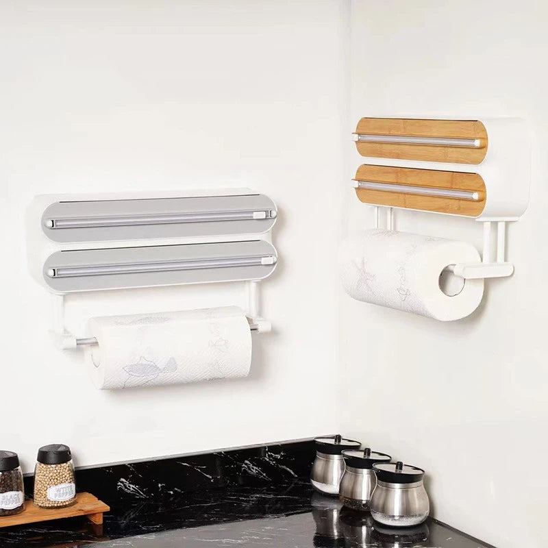 Plastic Wrap Dispenser Magnetic & Self adhesive