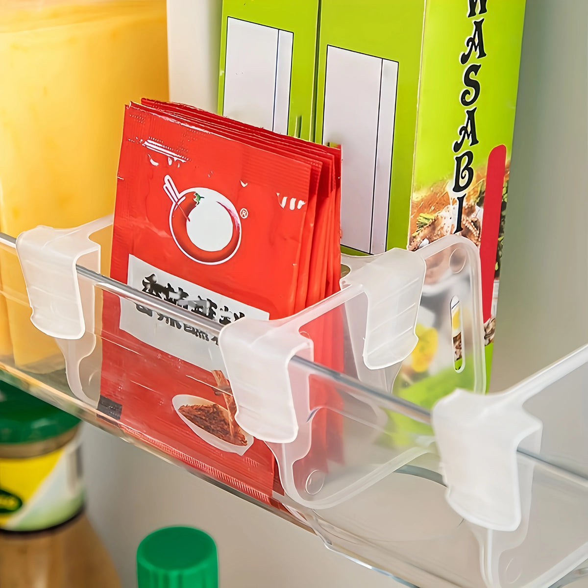 8pcs Refrigerator Side Door Sorting Partition Card