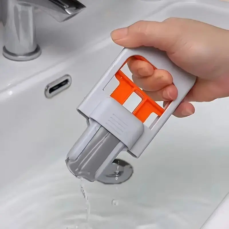 2/4pcs Self-Squeezing Sponge Mop