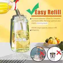 Olive Oil Dispenser,2in1 Oil Sprayer & Pourer