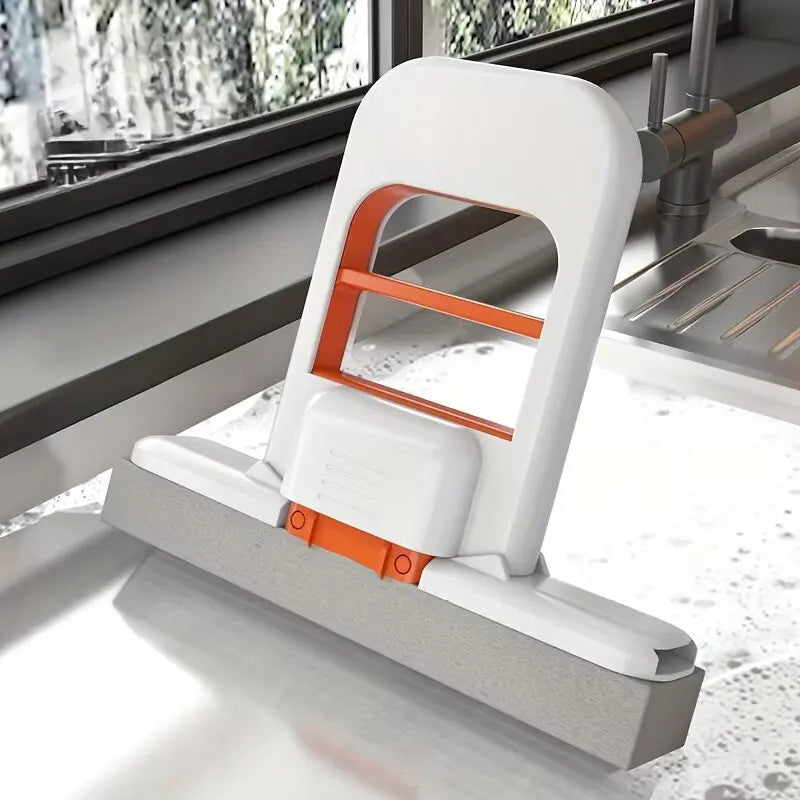 2/4pcs Self-Squeezing Sponge Mop