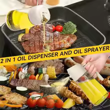 Olive Oil Dispenser,2in1 Oil Sprayer & Pourer