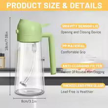 Olive Oil Dispenser,2in1 Oil Sprayer & Pourer