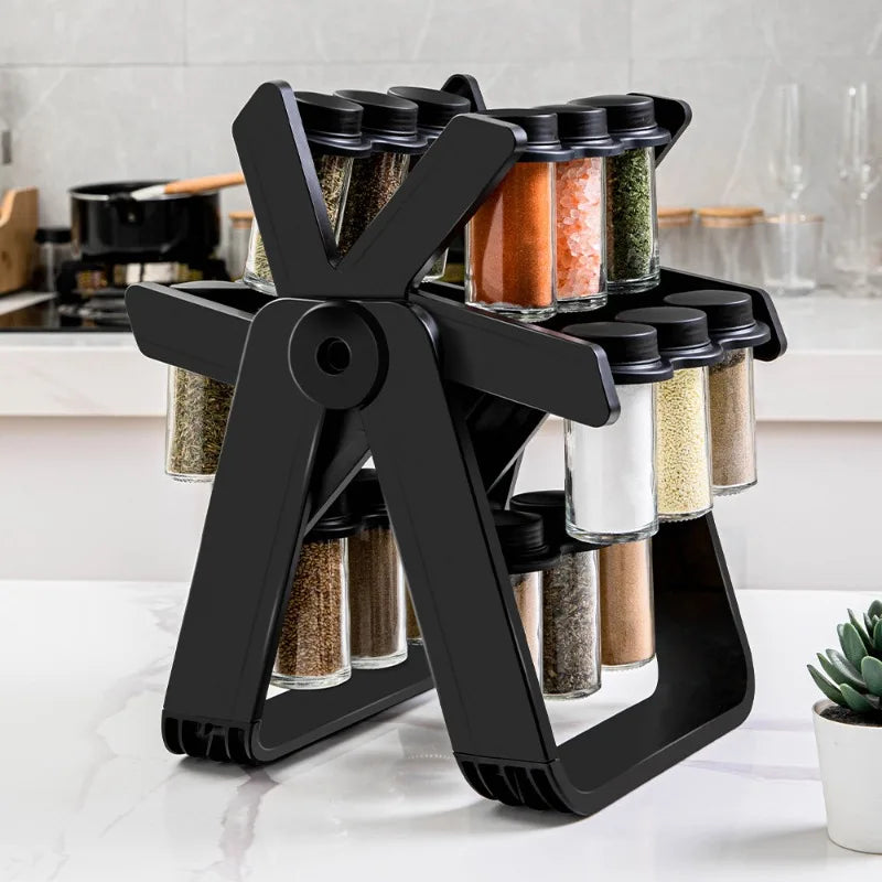 Kitchen Rotatable Ferris Wheel Spice Organizer