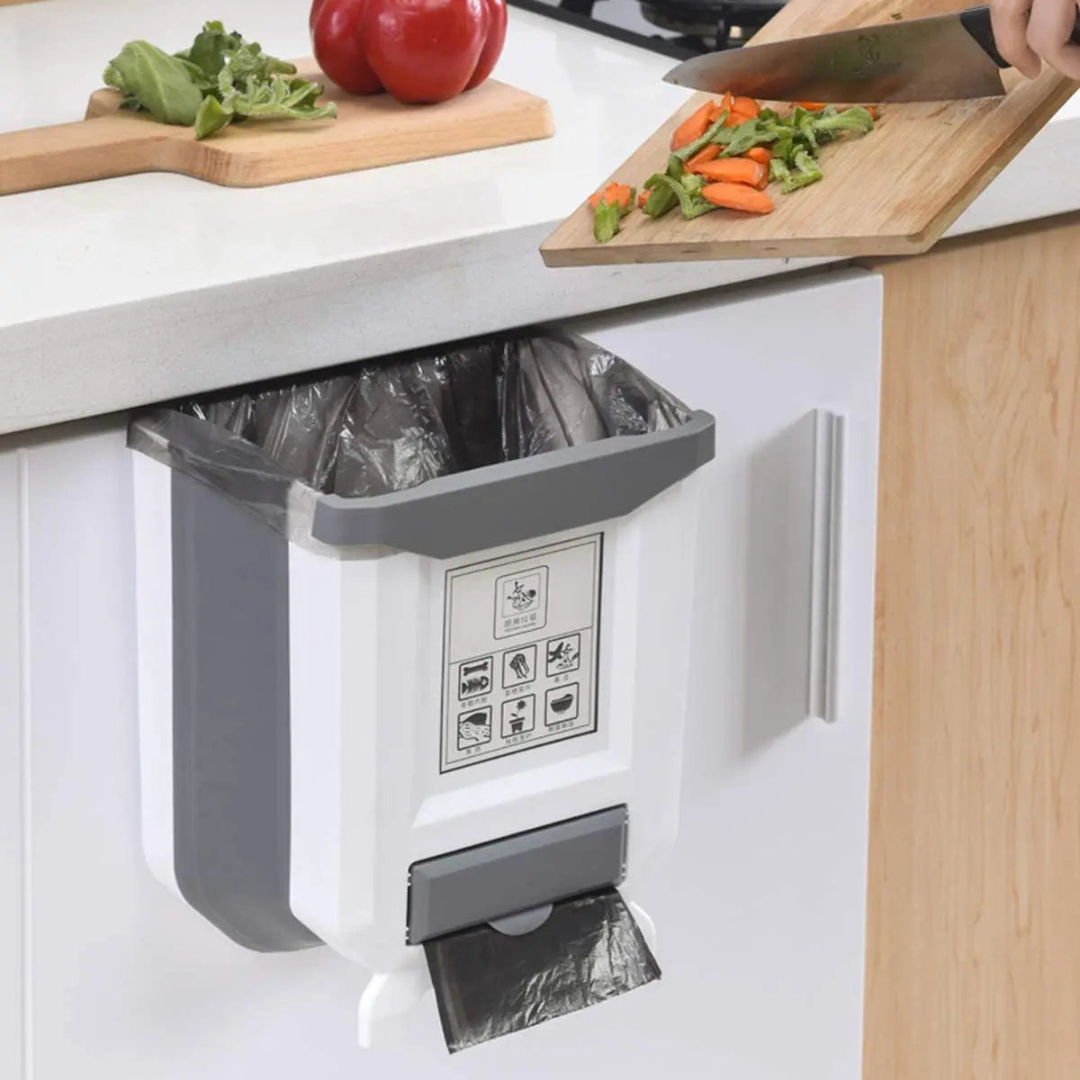 Kitchen Folding Trash Can