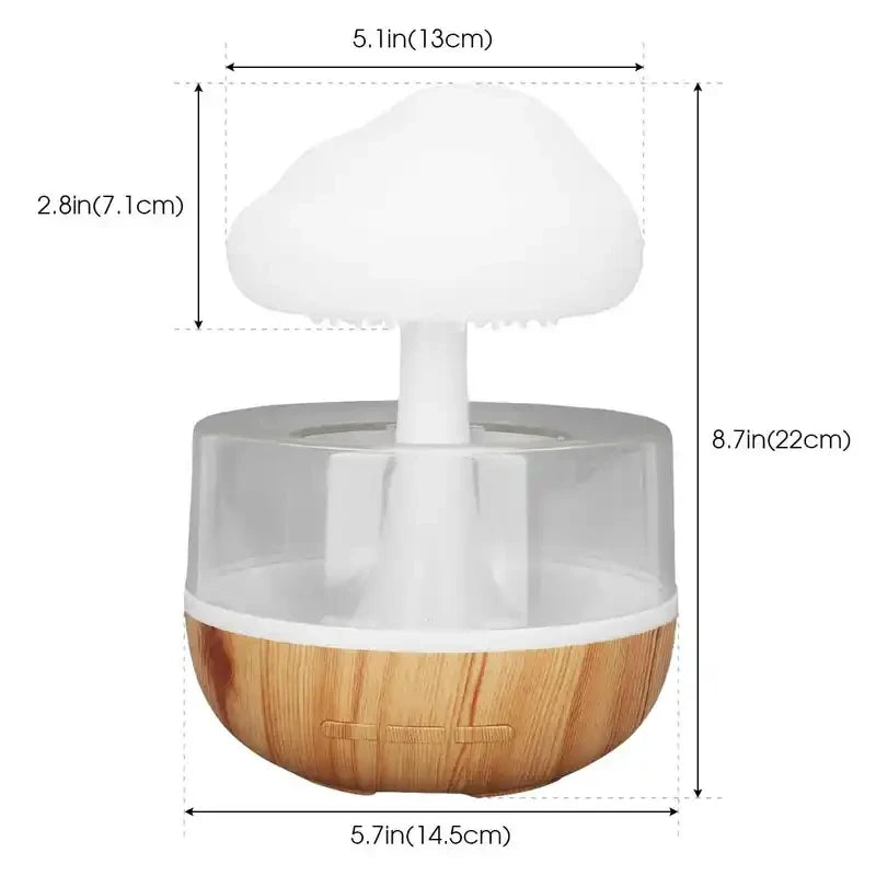 Rain Cloud Humidifier/ Lamp