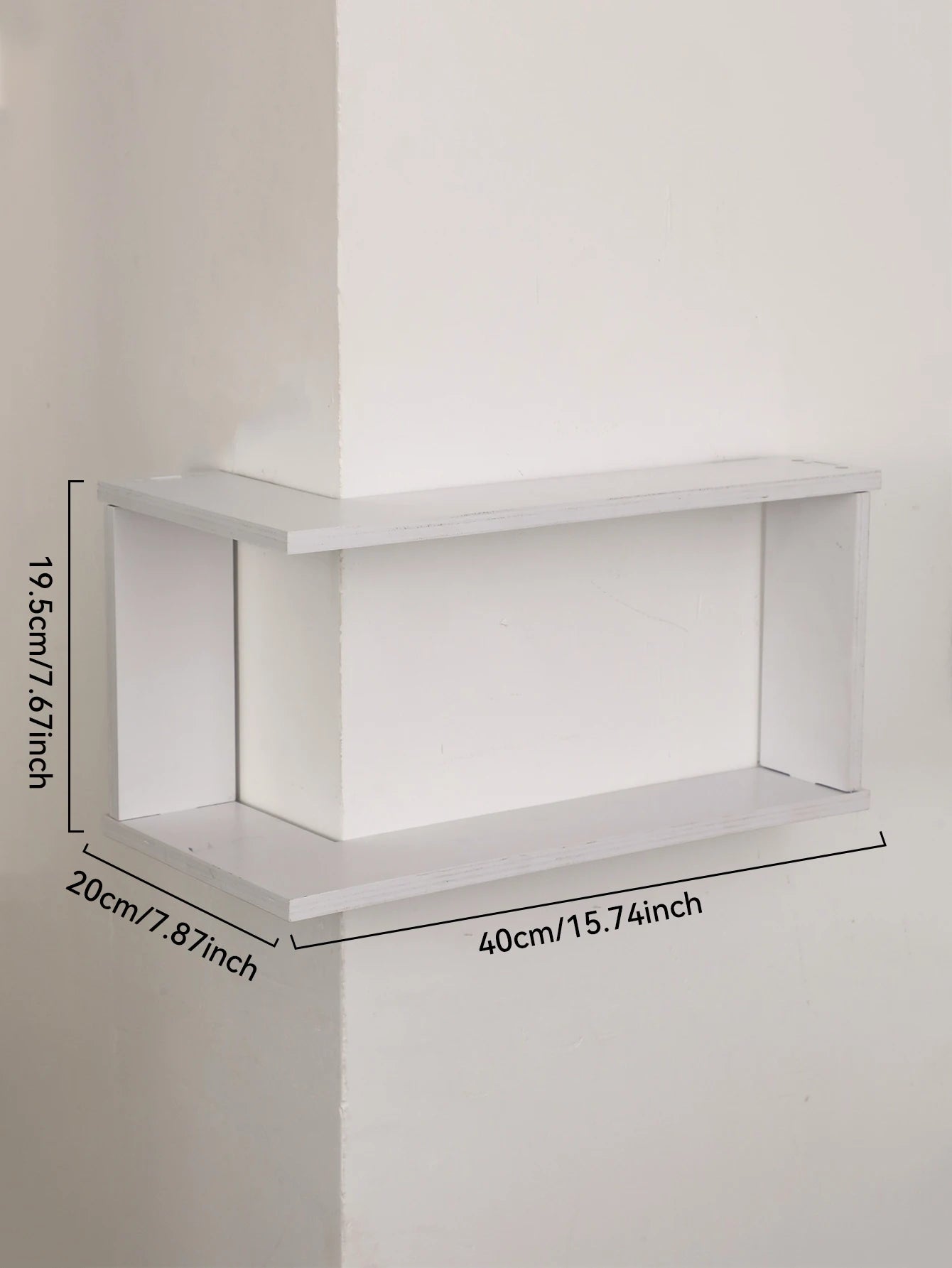 Corner Floating Wooden Shelves Wall Mounted