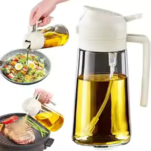 Olive Oil Dispenser,2in1 Oil Sprayer & Pourer