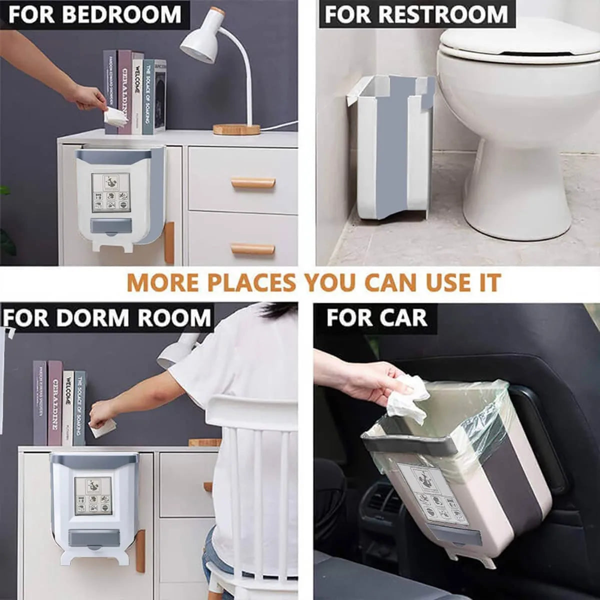Kitchen Folding Trash Can