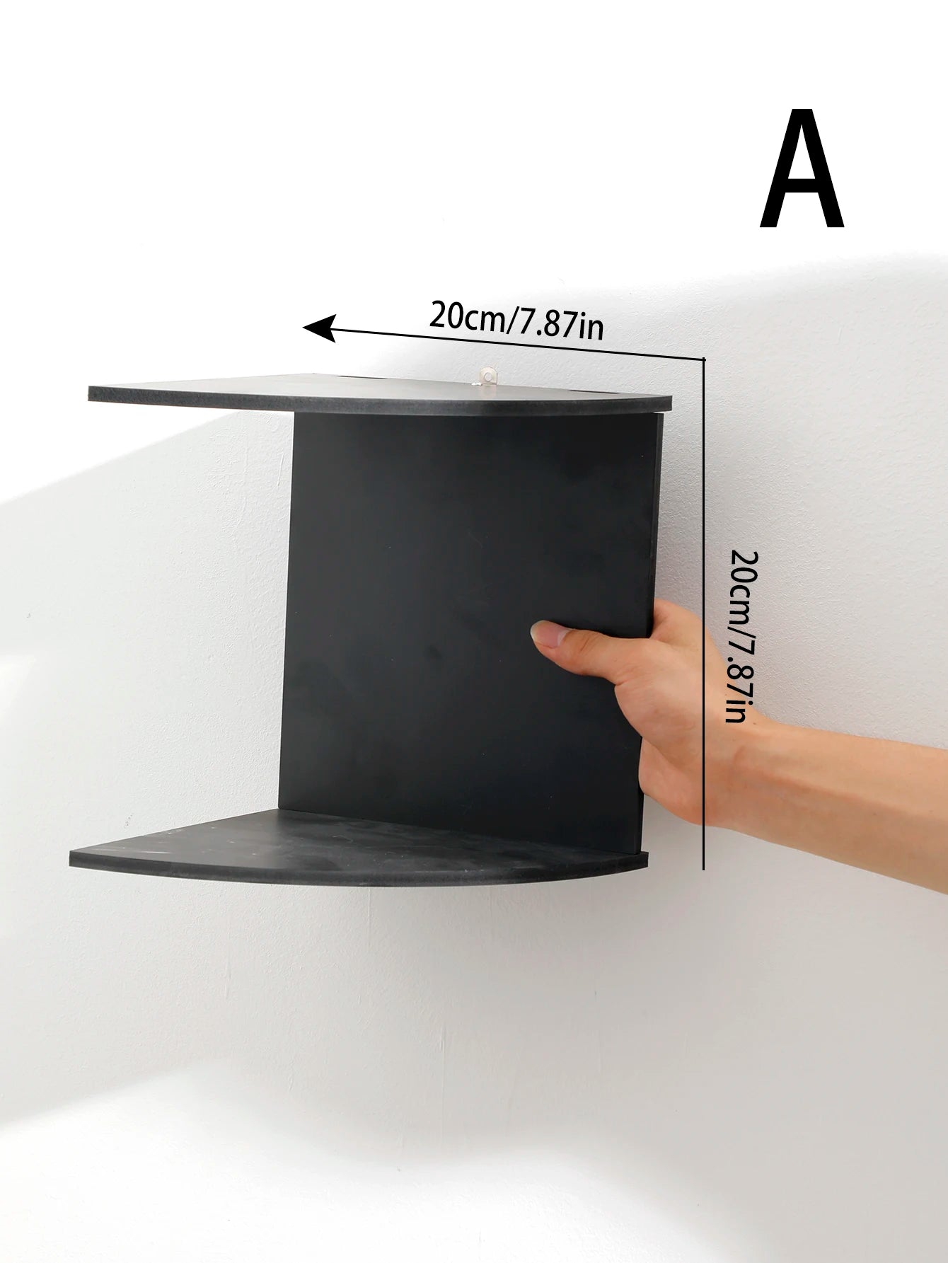 Corner Floating Wooden Shelves Wall Mounted