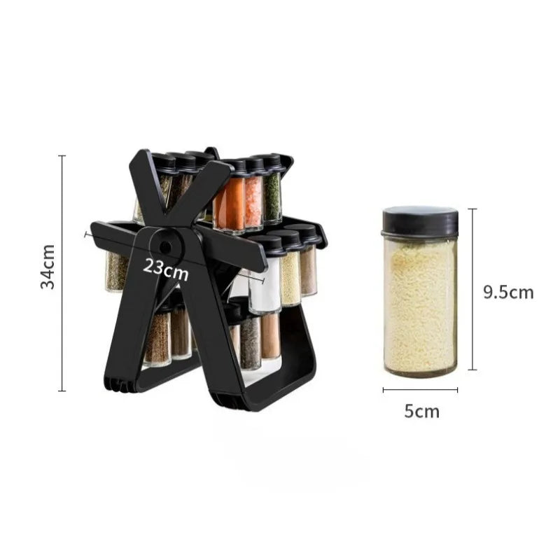 Kitchen Rotatable Ferris Wheel Spice Organizer