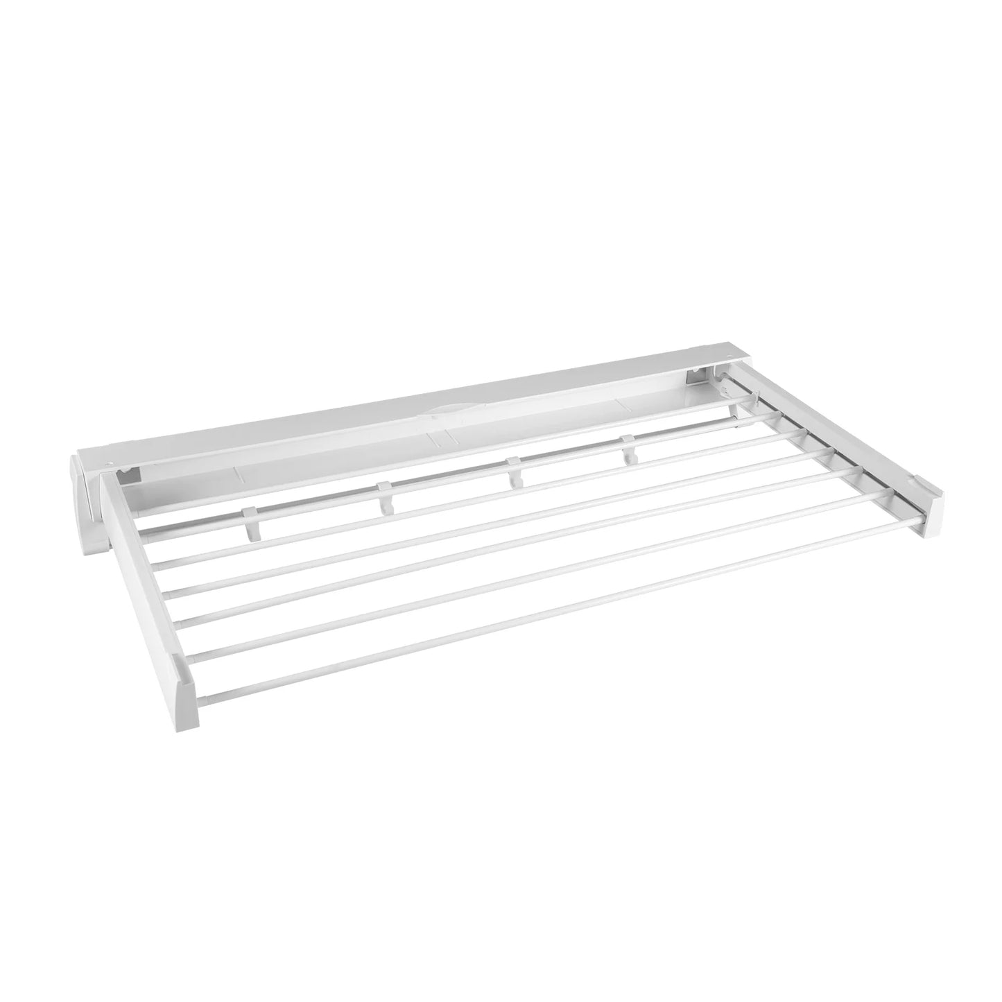 Wall Mount Retractable Clothes Drying Rack Foldable